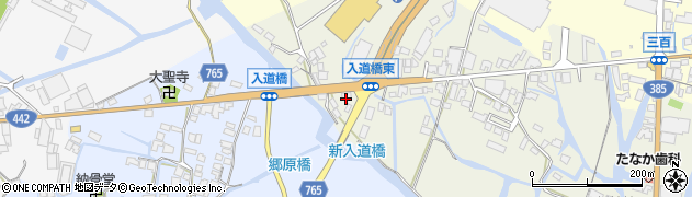 福岡県大川市大橋207周辺の地図