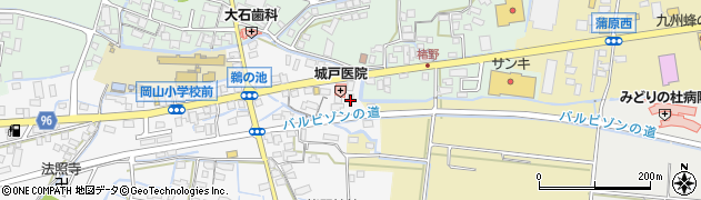 福岡県八女市鵜池4周辺の地図