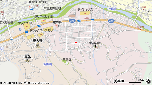〒857-0133 長崎県佐世保市矢峰町の地図