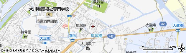 福岡県大川市酒見670周辺の地図