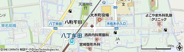 福岡銀行大木支店周辺の地図