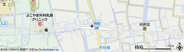 ローソン大木侍島店周辺の地図