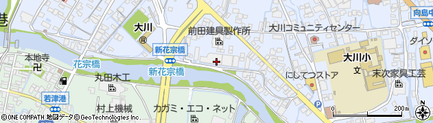 福岡県大川市向島2004周辺の地図