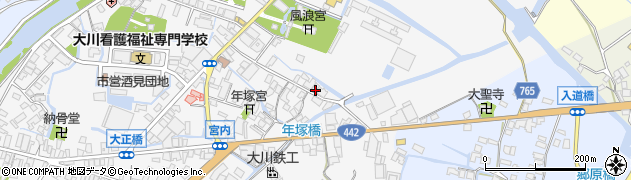 福岡県大川市酒見658周辺の地図