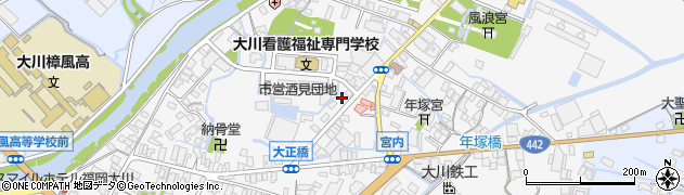 福岡県大川市酒見483周辺の地図