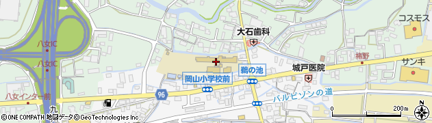 福岡県八女市鵜池302周辺の地図