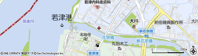 福岡県大川市向島2639周辺の地図
