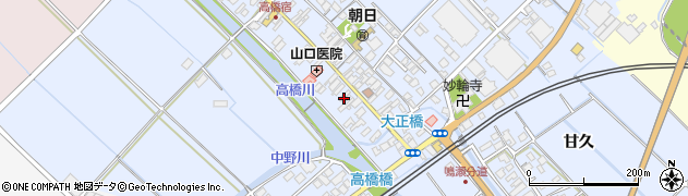 佐賀県武雄市朝日町大字甘久1949周辺の地図