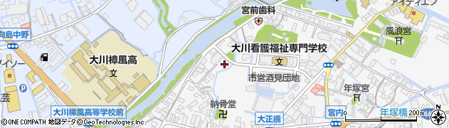 福岡県大川市酒見378周辺の地図