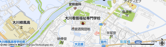 福岡県大川市酒見391周辺の地図