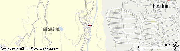 長崎県佐世保市下本山町586周辺の地図
