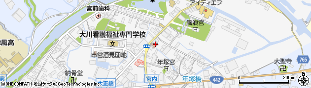 福岡県大川市酒見706周辺の地図