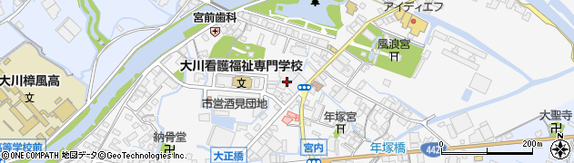 福岡県大川市酒見467周辺の地図
