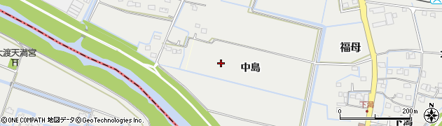 佐賀県大町町（杵島郡）中島周辺の地図