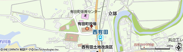佐賀県有田町（西松浦郡）立部周辺の地図