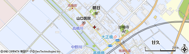 佐賀県武雄市朝日町大字甘久1951周辺の地図