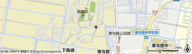 佐賀県佐賀市東与賀町大字飯盛1268周辺の地図