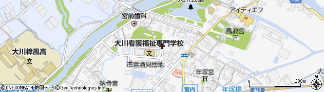 福岡県大川市酒見402周辺の地図