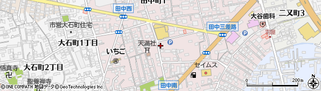 釜寅大分店周辺の地図
