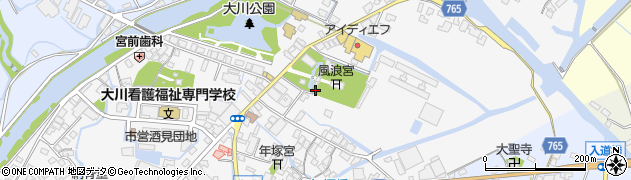 福岡県大川市酒見726周辺の地図