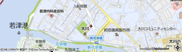 福岡県大川市向島2045周辺の地図