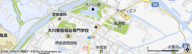 福岡県大川市酒見713周辺の地図