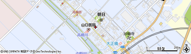 佐賀県武雄市朝日町大字甘久1936周辺の地図