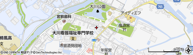 福岡県大川市酒見715周辺の地図
