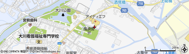 福岡県大川市酒見757周辺の地図