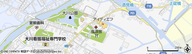 福岡県大川市酒見754周辺の地図