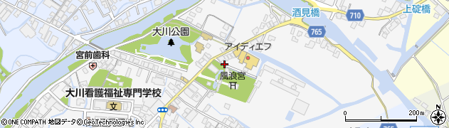 福岡県大川市酒見749周辺の地図