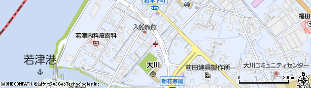 福岡県大川市向島2051周辺の地図