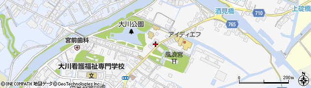 福岡県大川市酒見767周辺の地図