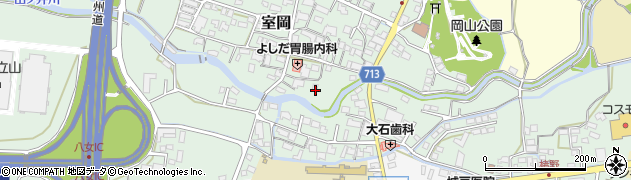 福岡県八女市室岡552周辺の地図