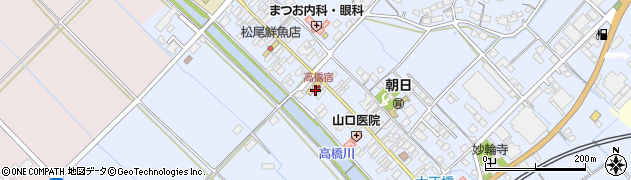 佐賀県武雄市朝日町大字甘久1881周辺の地図