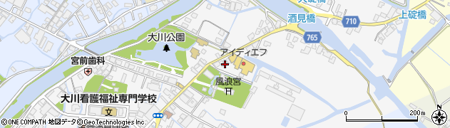 福岡県大川市酒見765周辺の地図
