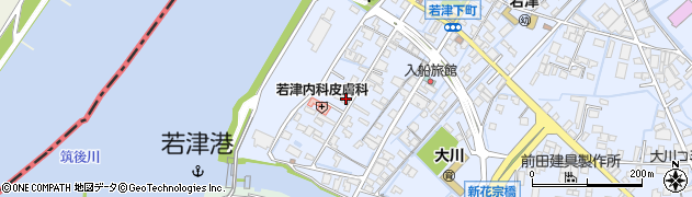 福岡県大川市向島2595周辺の地図