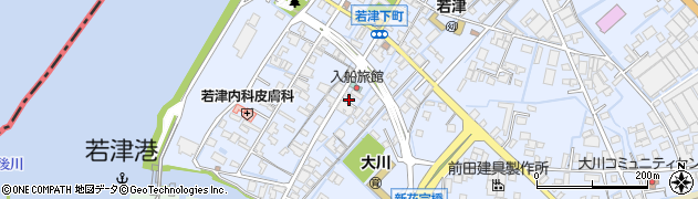 福岡県大川市向島2652周辺の地図