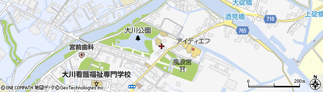 福岡県大川市酒見768周辺の地図