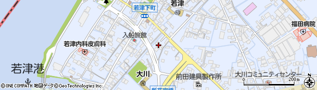 福岡県大川市向島2054周辺の地図