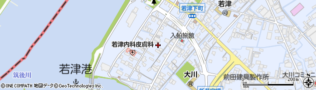 福岡県大川市向島2566周辺の地図