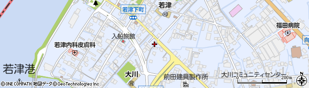 福岡県大川市向島2057周辺の地図