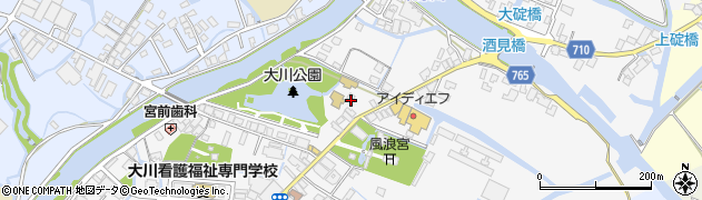 福岡県大川市酒見766周辺の地図
