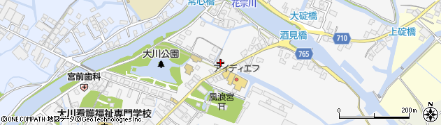 福岡県大川市酒見863周辺の地図