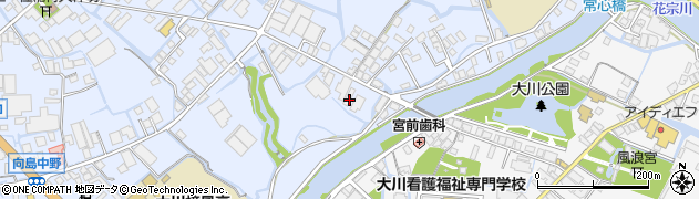 福岡県大川市向島891周辺の地図