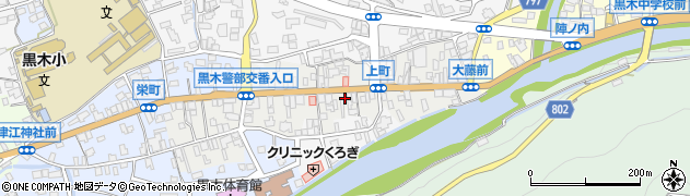 福岡県八女市黒木町黒木74周辺の地図