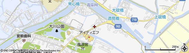 福岡県大川市酒見856周辺の地図