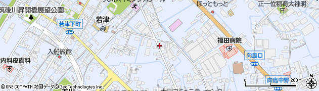 福岡県大川市向島1898周辺の地図