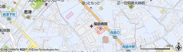 福岡県大川市向島1713周辺の地図