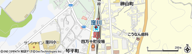 窪川駅周辺の地図